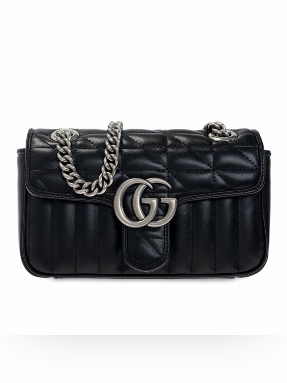GUCCI Marmont GG mini quilted leather shoulder bag